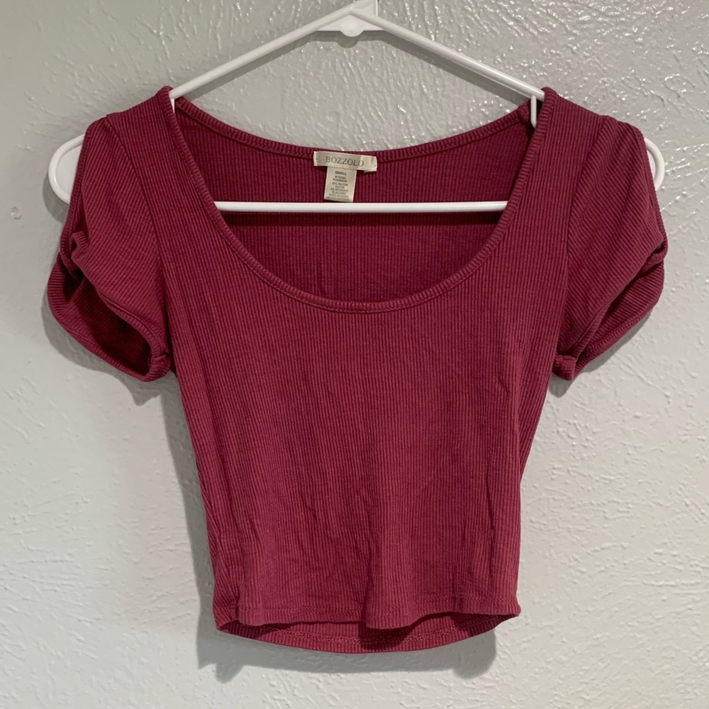 Pink Crop Top